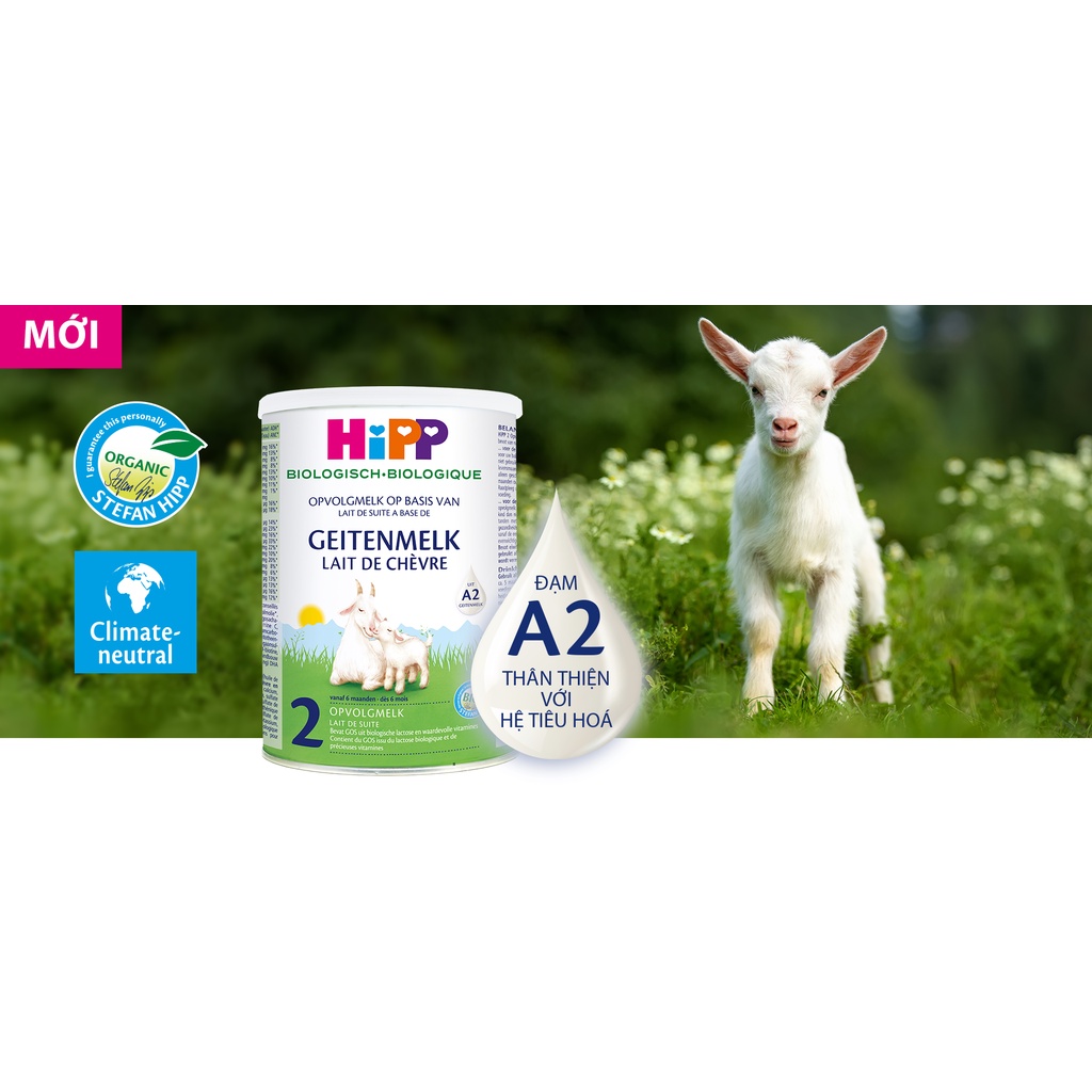 Sữa dê HiPP Organic đủ số 400G