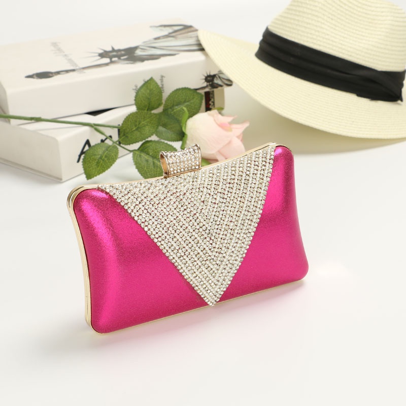 Ví đính kim cương nhân tạo thời trang dự tiệc sang trọng cho nữ