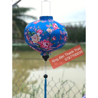 Lồng đèn Hội An hoa văn phi 30cm