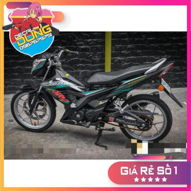 Tem xe sonic 150 đen