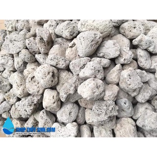 Đá lông vũ nham thạch trắng Indo nhập khẩu