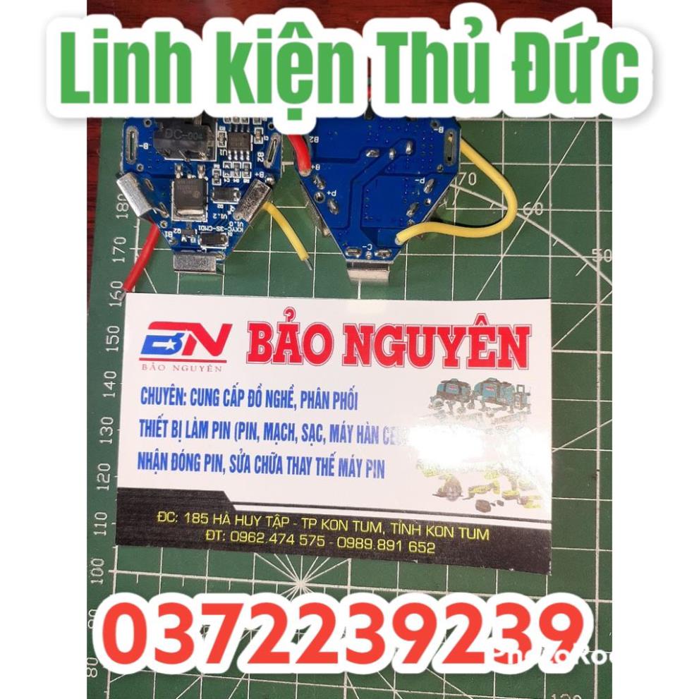 Lktd BN. Mạch Makita 3S 12V, mạch tam giác, jack sạc adaptor