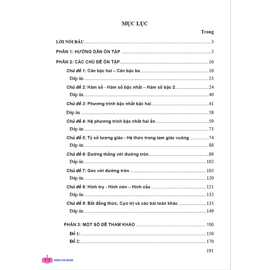 Sách - Ôn thi trắc nghiệm vào lớp 10 môn Toán