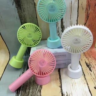 Quạt mini tích điện cán dài cầm tay
