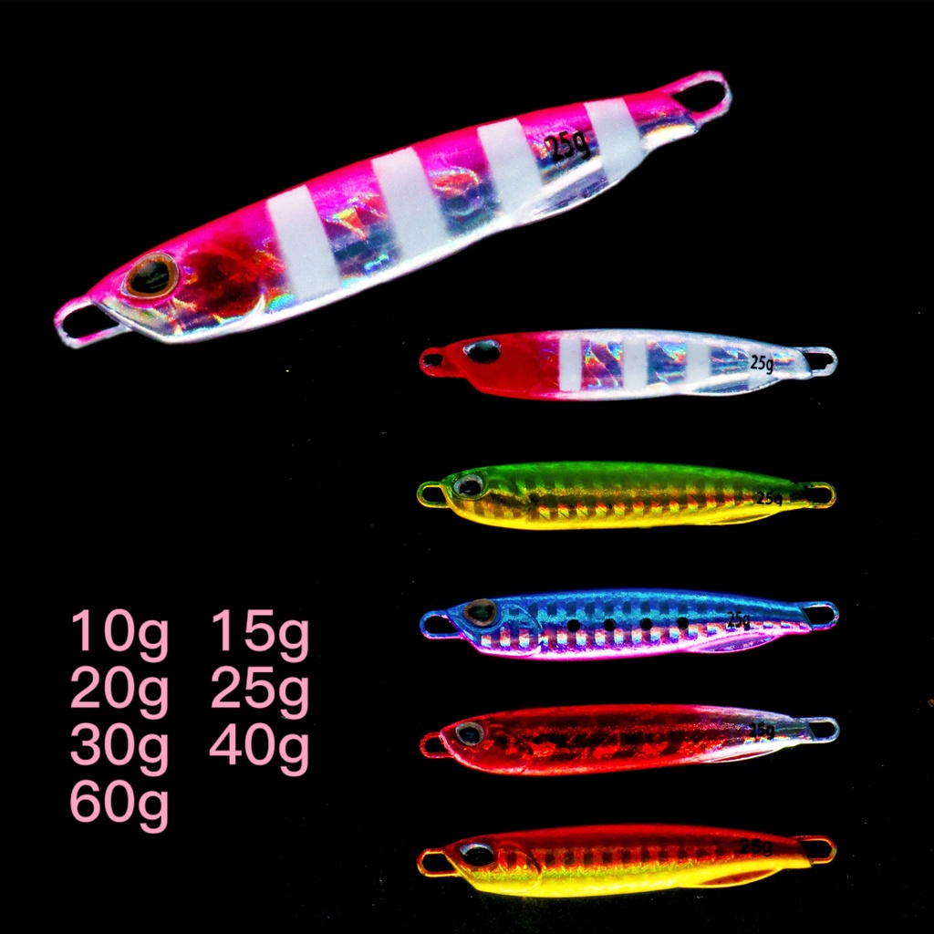 Mồi Giả Câu Cá Bằng Kim Loại 10g/15g/20g/25g/30g/40g/60g