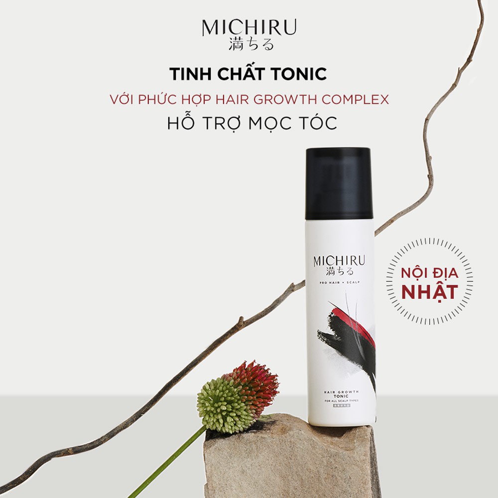 Tinh Chất Tonic Michiru Hair Growth Tonic For All Scalp Types Hỗ Trợ K.ích Thích Mọc Tóc 130g