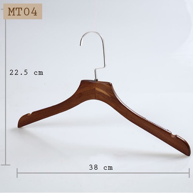 Combo 5 Móc Gỗ Treo Quần Áo Chât Liệu Gỗ Tự Nhiên, Nam