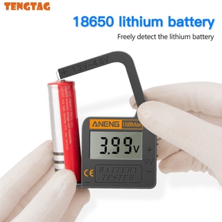 ANENG 168Max Digital Lithium Battery Capacity Tester Universal Test Checkered Load Analyzer Display Check AAA AA Button Cell