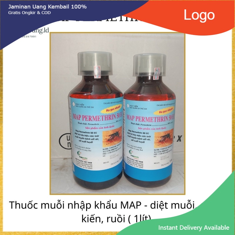 { Thuốc muỗi PERMETHRIN 50EC - 1000ml - MAP PACIFIC }