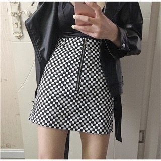 [order] chân váy caro checkerboard ảnh thật cuối