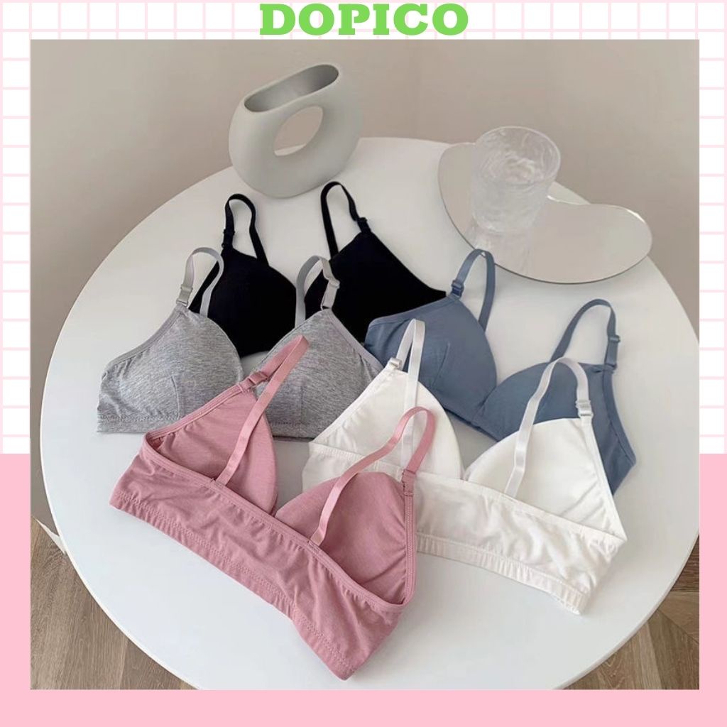 Áo bra nữ 2 dây mút mỏng, áo ngực không gọng DOPICO B038