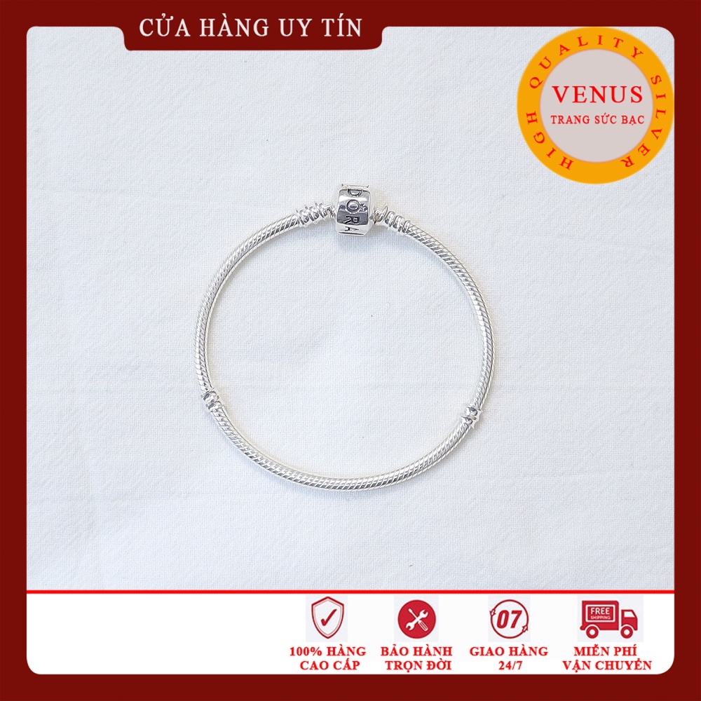 Vòng charm khóa trụ thường- Hàng cao cấp s925 ale- Mã sản phẩm VENUSCB