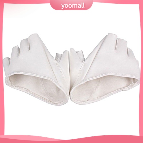 Yomall♡ Găng Tay Giả Da Hở Ngón Thời Trang Cho Nữ
