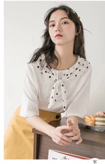 Áo kiểu cột nơ cổ