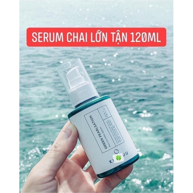 Tinh Chất Làm Dịu Da Dành Cho Da Mụn KLAVUU GREEN PEARLSATION PHA CALMING SERUM 120ml