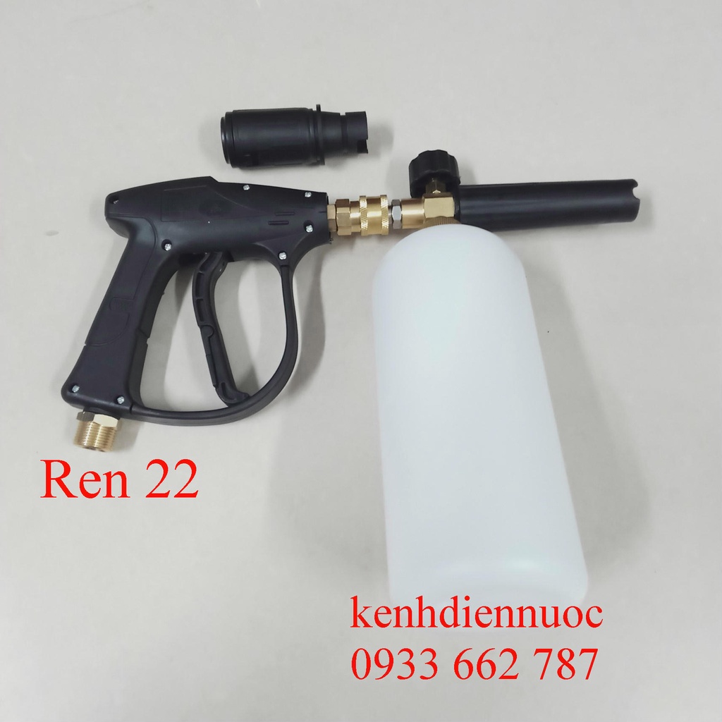 Bình bọt tuyết máy rửa xe