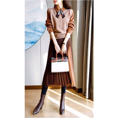 Áo gile len nữ mềm mại xinh lung linh QCNP3343