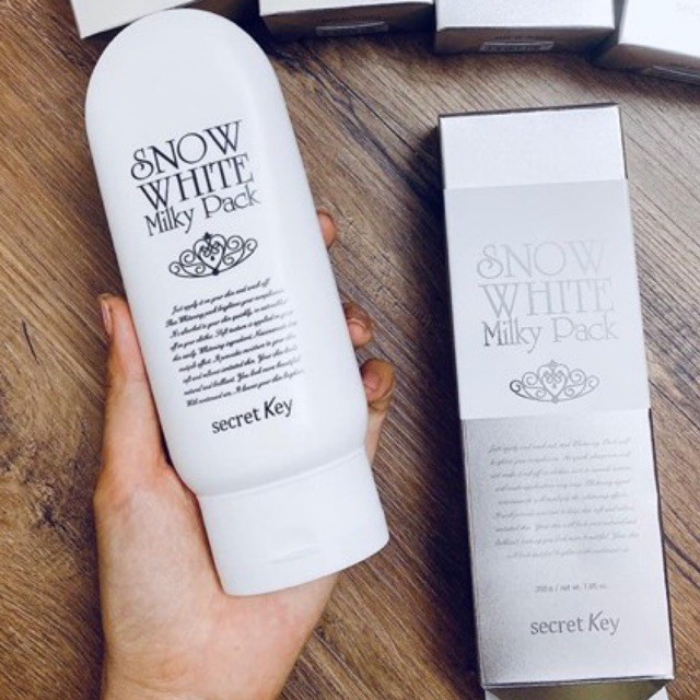 Kem Ủ Trắng Secret Key Snow White Milky Pack