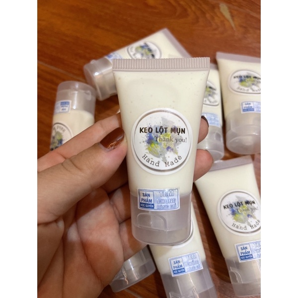 Keo lột mụn đầu đen Handmade, gel lột mụn cám làm sạch sâu