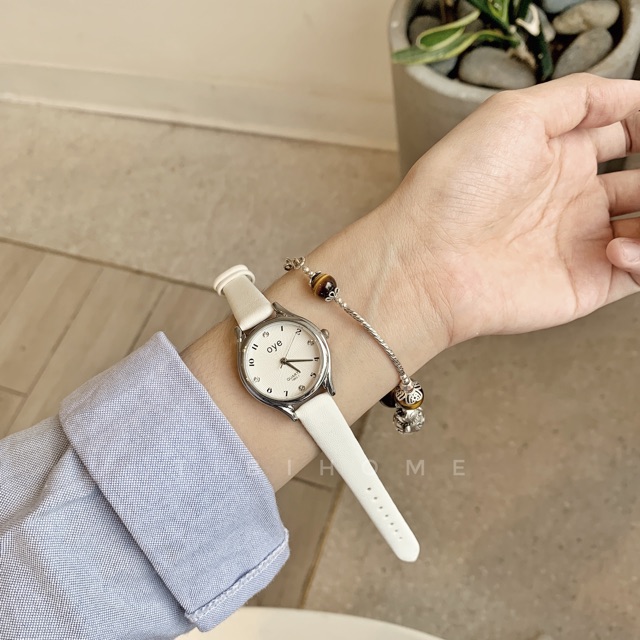 OYE chính hãng - Đồng hồ dây da nữ size nhỏ hợp với mọi cổ tay | BigBuy360 - bigbuy360.vn