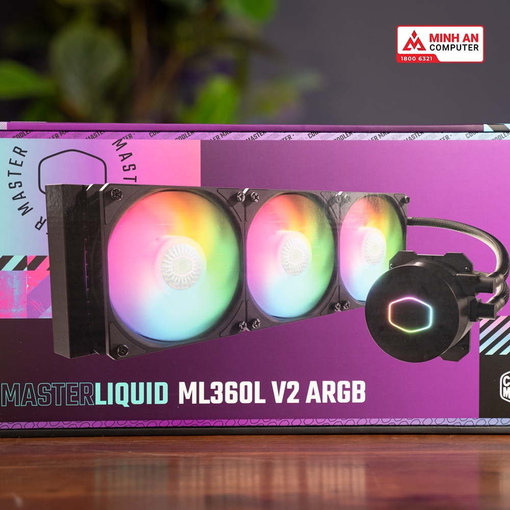 Tản nhiệt nước AIO Cooler Master MasterLiquid ML360L ARGB V2