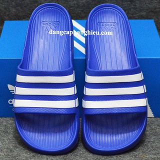 Dép Adidas Duramo chính hãng xanh dương trắng