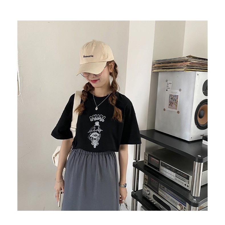 Mũ Lưỡi Trai Thêu Chữ Memorie Dành Cho Nam Và Nữ Vải Cotton Thời Trang