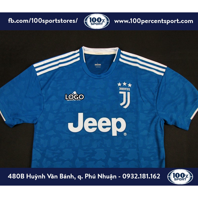 Áo đá banh loại siêu tốt Juventus xanh biển mùa 19/20