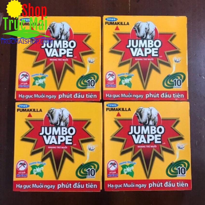 Hương thơm diệt muỗi Jumbo ( hộp 10 khoanh)