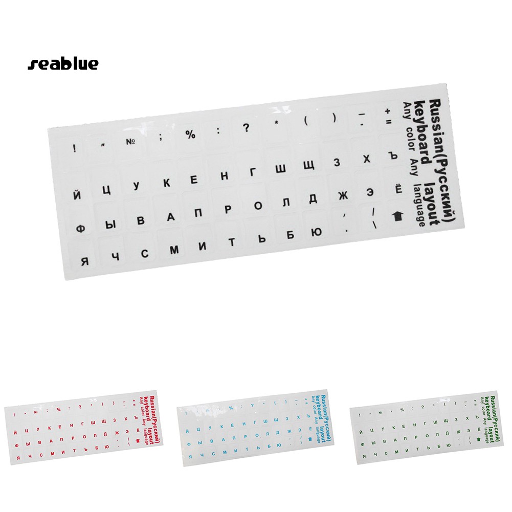 Miếng dán bàn phím có kí tự bảng chữ cái tiếng Nga cho máy tính Laptop | BigBuy360 - bigbuy360.vn