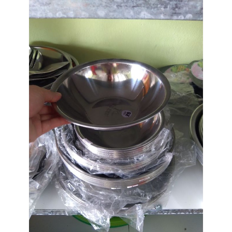 Thau inox Kim Mã đường kính 20cm