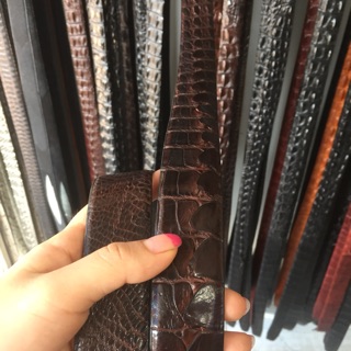 Thắt lưng da cá sấu