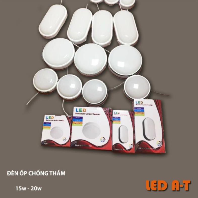 Ốp Trần Led Chống Ẩm 15w Và 20w Ánh Sáng Trắng
