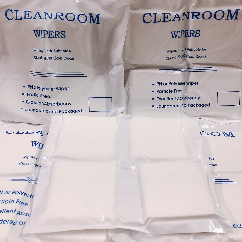 Khăn vải Cleanroom dùng lau keo, vệ sinh màn hình điện thoại, máy tính bảng, laptop xịn