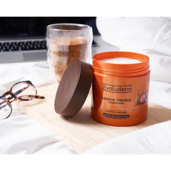 [500ml] Kem Ủ Tóc Dành Cho Tóc Khô Xơ, Hư Tổn Evoluderm Argan Divin Nourishing Hair Mask | BigBuy360 - bigbuy360.vn