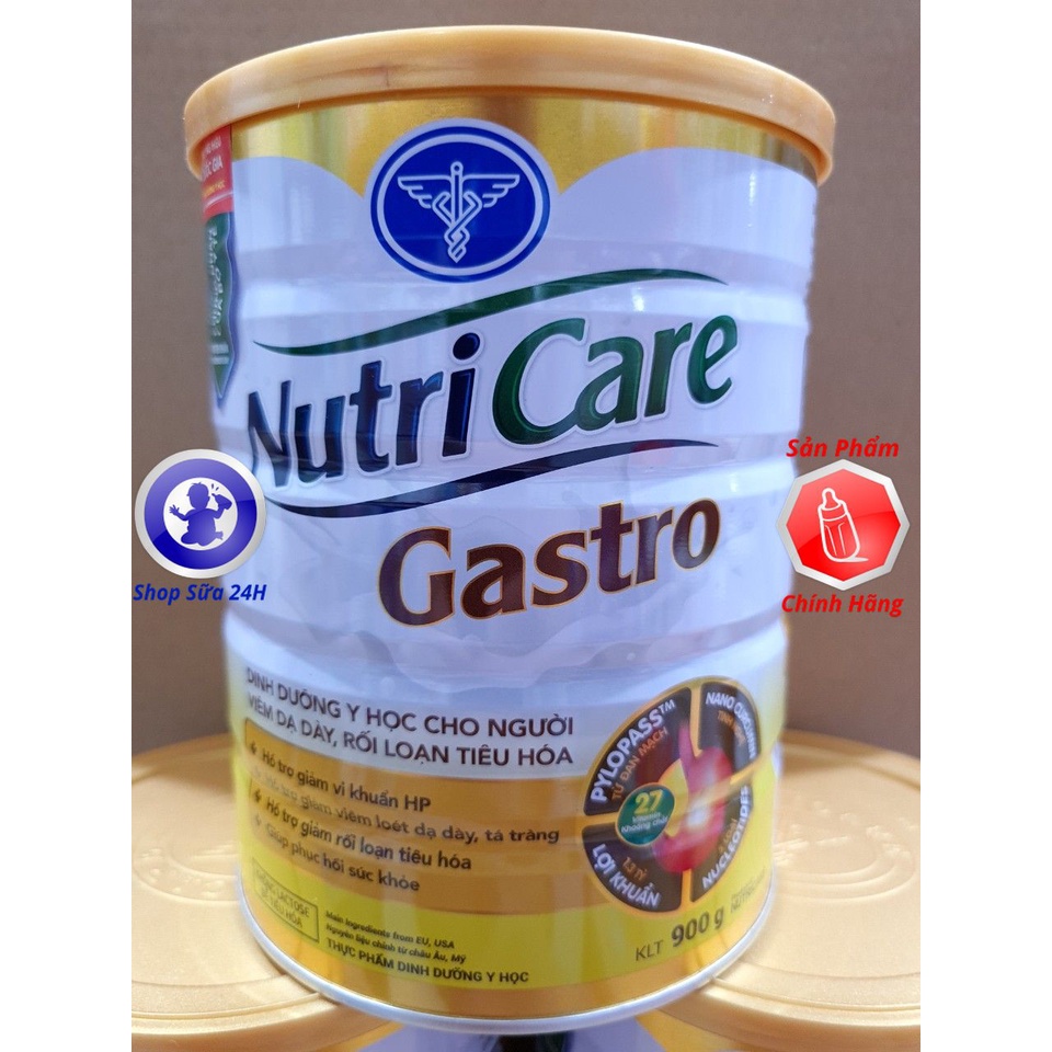 Sữa bột Nutricare Gastro cho người viêm dạ dày, rối loạn tiêu hoá (900g)