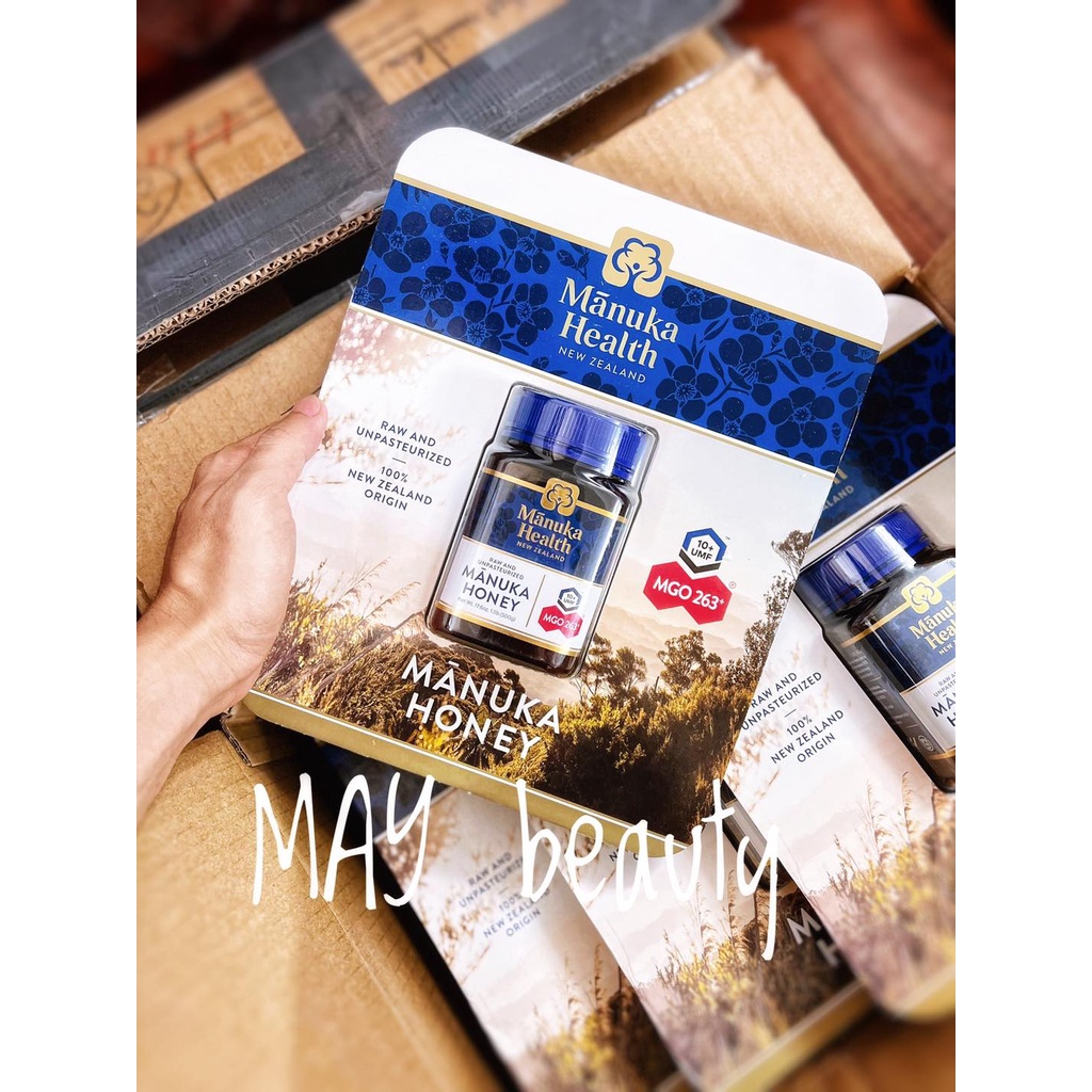 Mật ong MANUKA New Zealand MGO 263+ 500gr Manuka Health Honey Mật ong