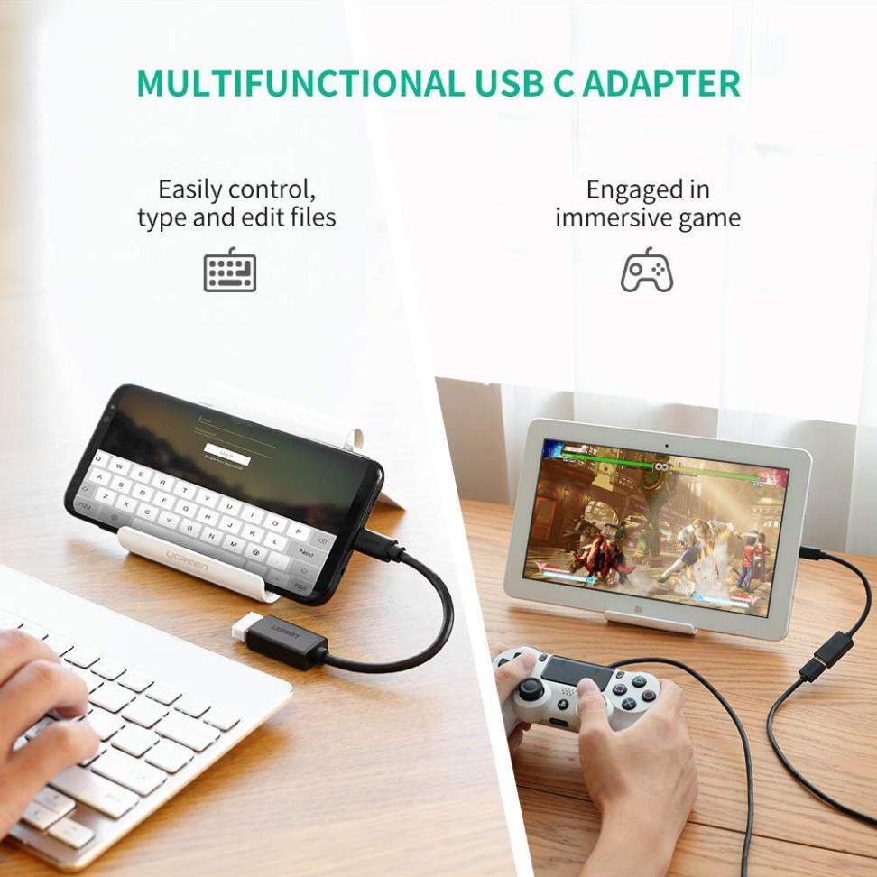 Cáp OTG USB Type C to USB 3.0 Ugreen 30701 chính hãng