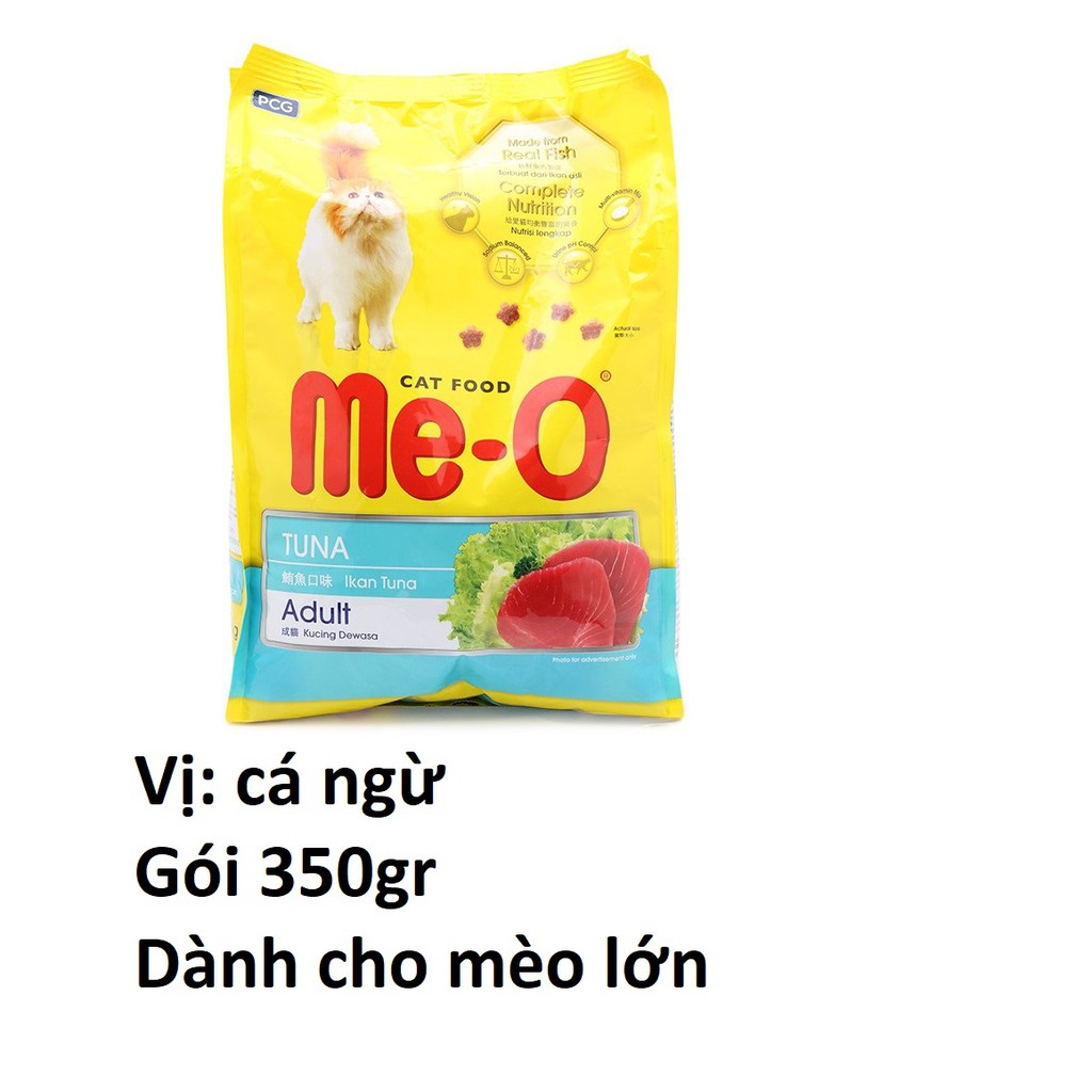 Thức ăn mèo dạng viên cho mèo lớn ME-O (3 vị) gói nhỏ