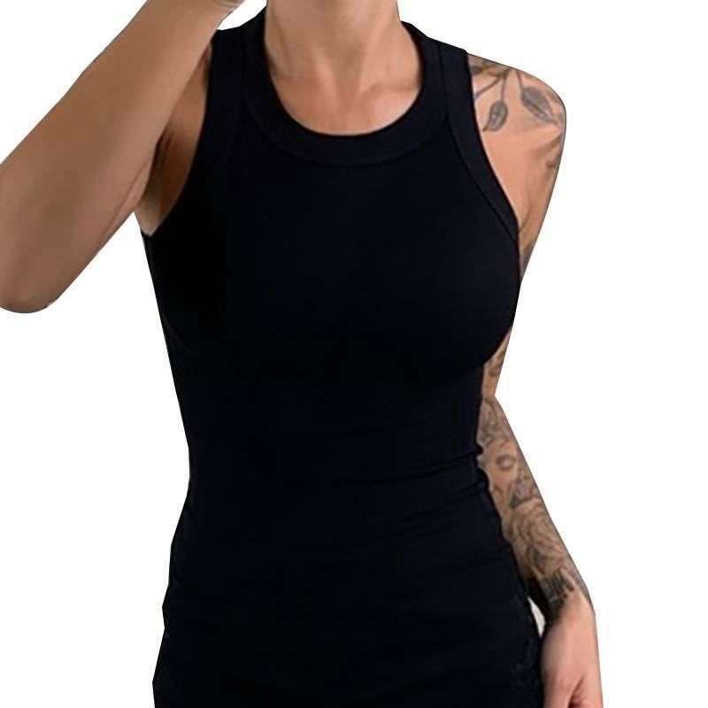 Áo thun ba lỗ co giãn size ngoại cỡ bằng cotton phong cách mùa hè