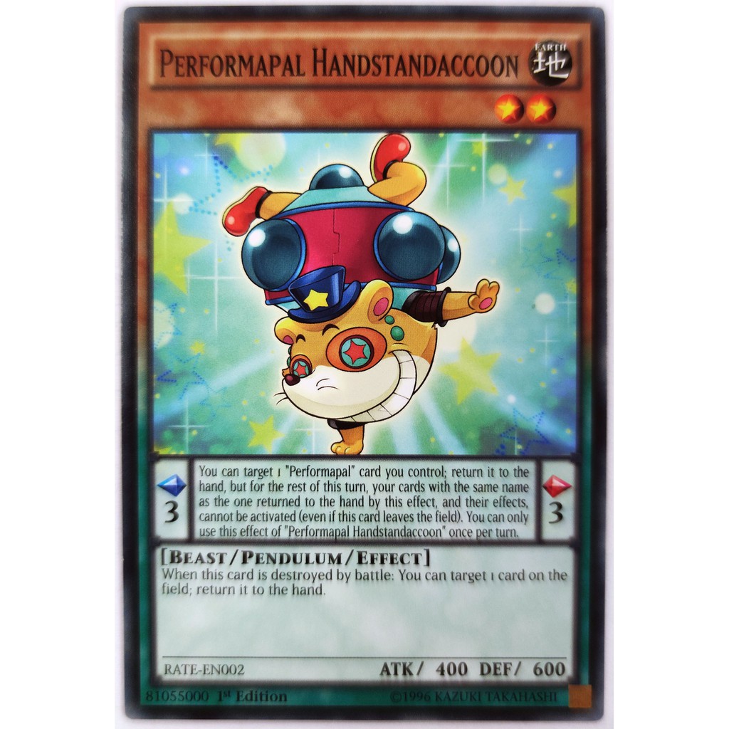 [Thẻ Yugioh] Performapal Handstandaccoon |EN| Common (ARC-V)