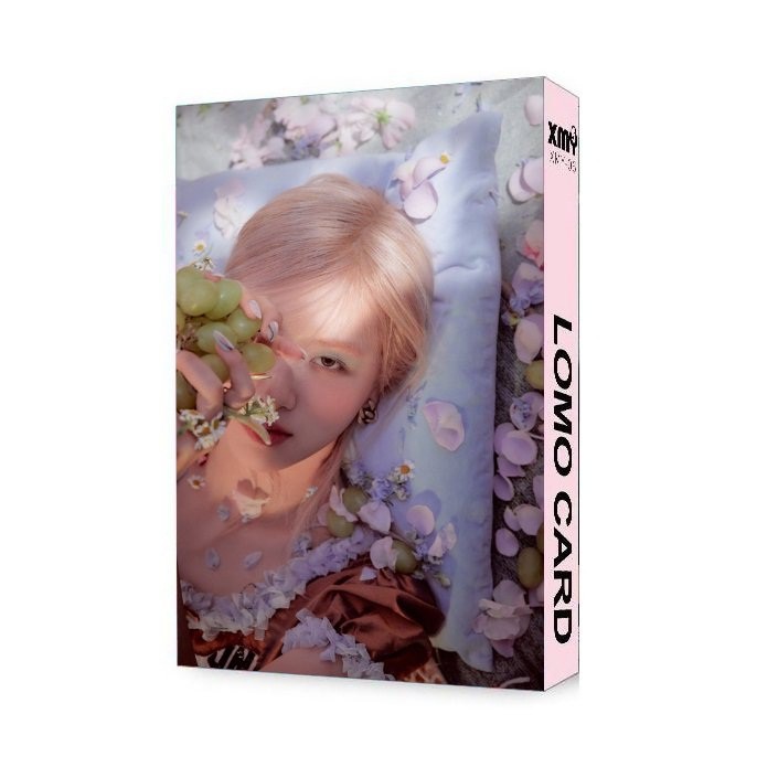 Hộp ảnh 30 tấm Lomo Rose black pink On The Ground cực đẹp mã M3