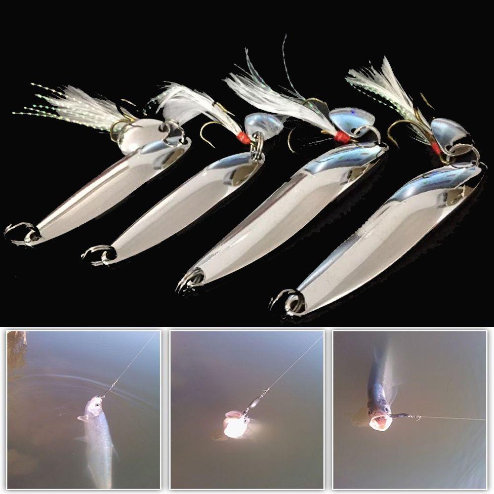 MUVAKO Bộ 2 Mồi Câu Cá Mavako Bằng Kim Loại Siêu Bền