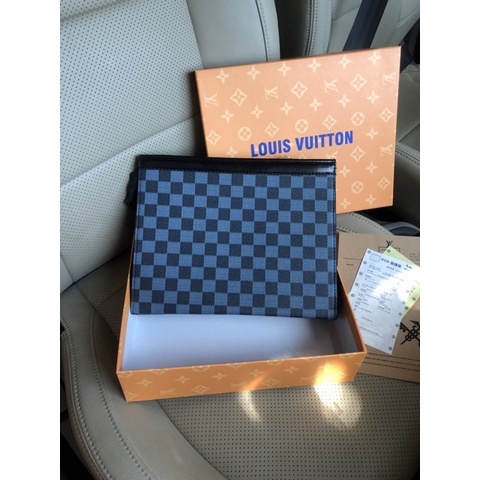 Ví Cầm Tay Nam LV Clutch Nam Bản To LV fullbox Chất Da Bò Cao Cấp Mềm Sụn Windy.com