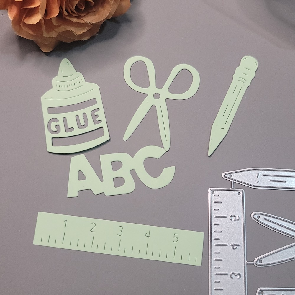 Khuôn Cắt Giấy Kim Loại Hình Văn Phòng Phẩm