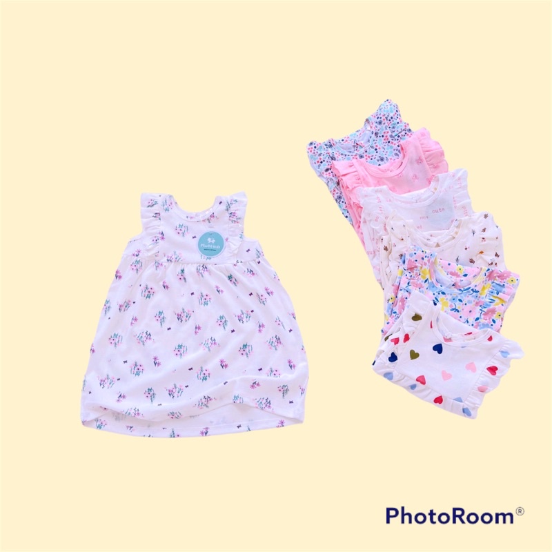 Váy bé gái mùa hè váy cánh tiên bé gái vải cotton boirp mát co giãn thấm hút mồ hôi tốt phom dáng đẹp đầm cho bé