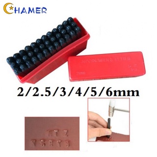 Chamer- ~letter punch stamps jewelry keys leather metal set spoons tools 27pcs a-z