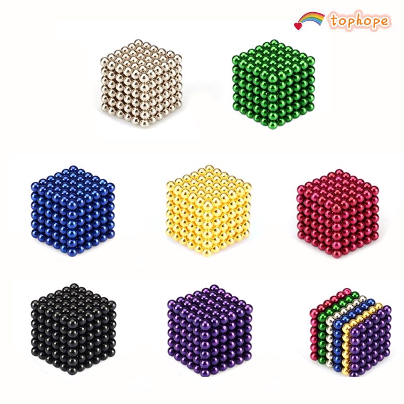 Fun 5mm 216pcs Neodymium Sphere Magic Balls Iron Cube Ball Fidget Stress Relief top