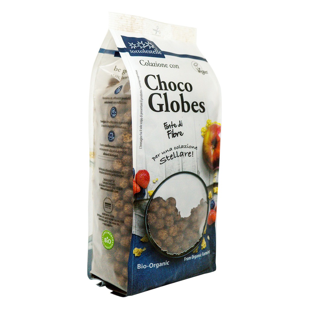 Viên ngũ cốc socola hữu cơ 300g Sottolestelle Organic Choco Balls