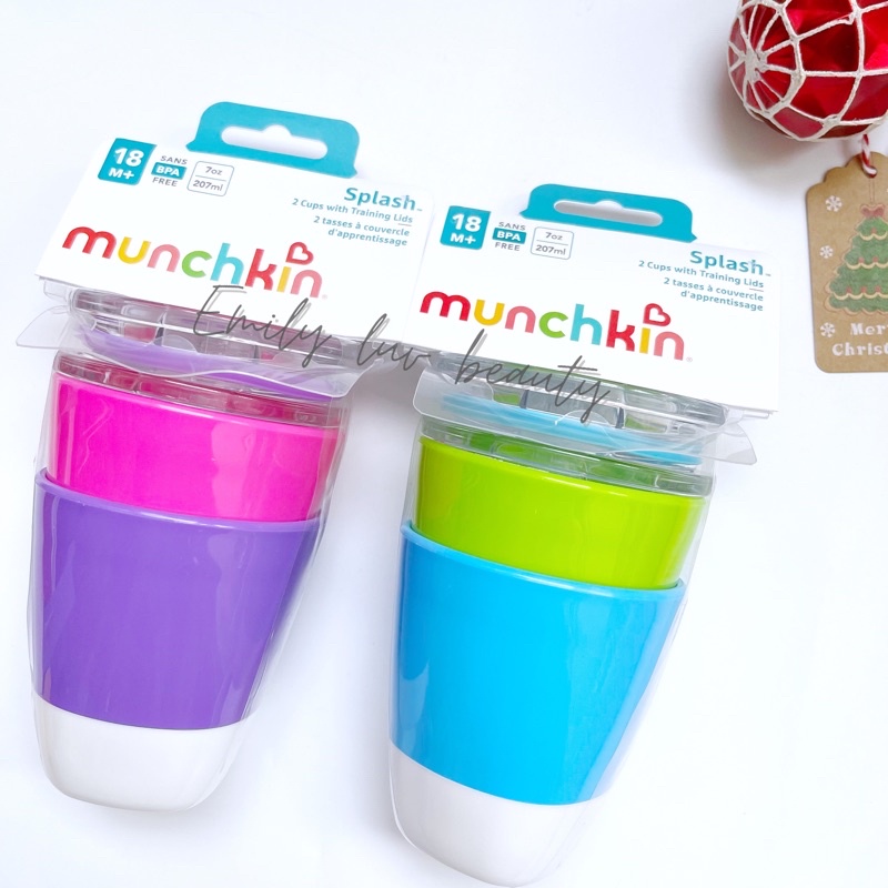 Ly / cốc uống nước chống đổ cho bé Munchkin